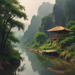 雨湖道中遇雨