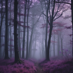 in shadows of ancient trees