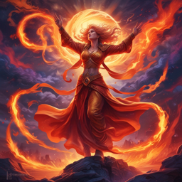 Crimson Flames of Celebration