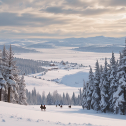 Amidst the vast Russian steppe