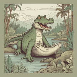 крокодил по вене