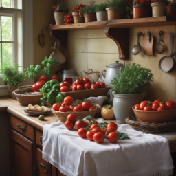 Levi and the Tomato