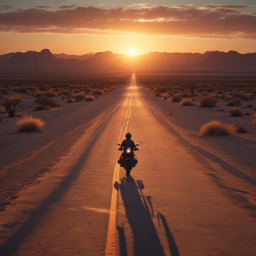 Father on a Harley